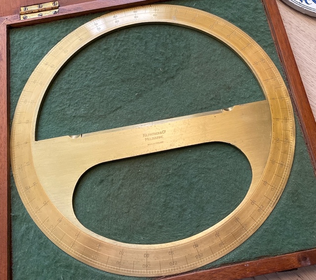 Brass Protractor