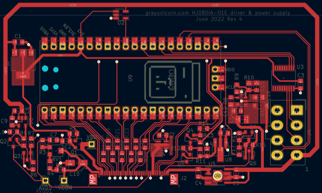 PCB top layer