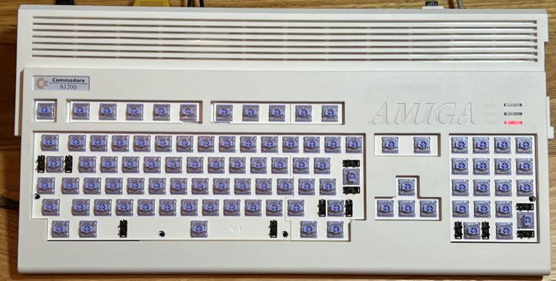 A1200 complete with new keyboard